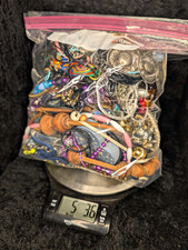 ​💎 5 LB Bulk Craft Costume Jewelry Grab Bag Unsorted Junk Estate Jewelry Lot picture