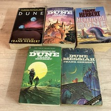 Vintage ‘Frank Herbert’ Dune NEL Paperback Books x 5 1970's/80’s Editions  picture