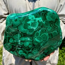 7.6LB TOP Natural Malachite crystal quartz Mineral specimen Reiki gem picture