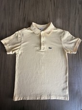 Lacoste Yellow Polo Shirt Size 12 Years Short Sleeve picture