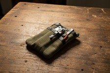 Waxed Canvas Pocket EDC Organizer - Forest Green picture