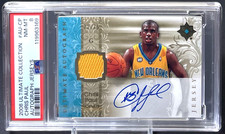 Chris Paul 2006-07 UD Ultimate Collection Autograph Jerseys /75 PSA On Card Auto picture