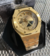 New Casio G-Shock Gold Color GA2100 All Yellow Gold custom modification picture
