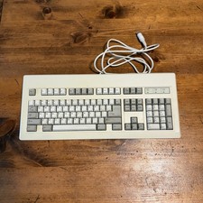Vintage NMB RT8255C+ AT Space Invaders Keycaps Mechanical Keyboard - FOR PARTS picture