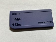 1pcs 32mb sony fullsize Non PRO memory stick Older Sony cameras,Voice Rec. picture