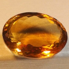 BIG 28.65 CT GENUINE TOP QUALITY IF AAA..GOLDEN YELLOW CITRINE, Big Loose Gem. picture