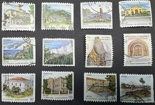 Greece 1992 Greek Cities Landscapes Used Set Scott 1749 1760 SG 1910 picture