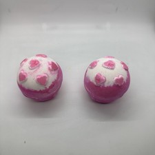 Lush sweetheart sweet heart bath bombs x2  rare discontinued LOT A2 picture