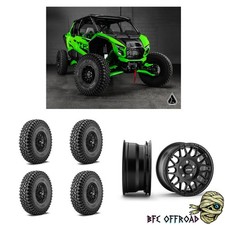 SuperATV Incursion AT Mounted Tires Wheels Kit 35x10-15 (4) Hellfire Teryx H2 picture