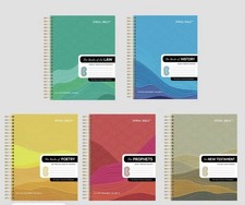 Spiral Bible KJV Version- 5 Book Set - The Word of God for Notetakers new  picture
