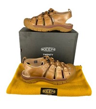 NEW Keen Newport Crafted 20 Year Limited Leather Sandals Natural Brown 1028281 picture