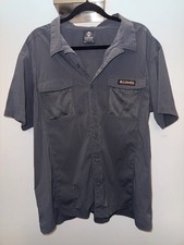 Columbia Wild Cast Short-Sleeve Shirt Size XL Gray picture