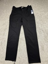 NWT Universal Thread Women’s Adaptative Utility Cargo Pants Size 14 Black $30 picture