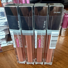 Maybelline New York Color Sensational High Shine Lip Gloss 50 Luminous Latte x4 picture