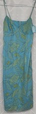 Delia’s Y2K Teal Aqua Dress Going Out Dress Voil Aqua  Sz 5/6 Deadstock picture