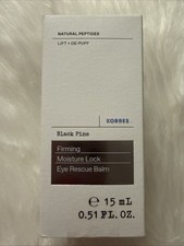 KORRES Black Pine Firming Eye Rescue Balm Sealed Brand New In Box picture