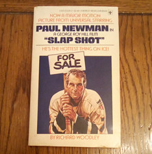 Slap Shot Richard Woodley Paperback Berkley Medallion Movie Tie-In Hockey picture