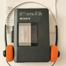 Sony Walkman WM-AF23 Cassette Player & AM/FM Radio - New Belts - Reconditioned picture