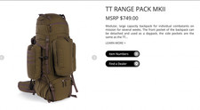 Tasmanian Tiger TT RANGE PACK MKII - PRICE REDUCED  picture