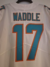 Authentic Jaylen Waddle Miami Dolphins Team Issued Game Jersey XL 50 Broncos  picture