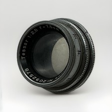 Vintage Carl Zeiss Jena Tessar 2.8/7.5cm lens for Exakta (177) picture