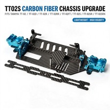 Custom TT02S Carbon Chassis Kit for Tamiya TT02 SRX TT02SR TT-02FT TT02D Upgrade picture