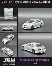 Tarmac Works VERTEX Toyota Aristo JZS161 Silver (Lexus GS Body) Global64 1/64 picture