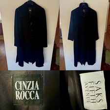 LOT of 2 elegant CINZIA ROCCO Italian Women’s Coats from SAKS FIFTH AVENUE picture