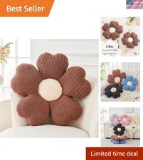 Flower Throw Pillow, Cute Flower Shaped Pillow Decorative Throw Pillow for Be... picture