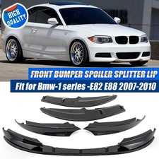 Carbon Fiber Front Bumper Spoiler Splitter Lip For BMW 135i E82 E88 2007-2010 picture