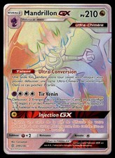 2019 Pokemon Sun & Moon - Unified Minds Mandrillon GX #249 Heavy Play picture