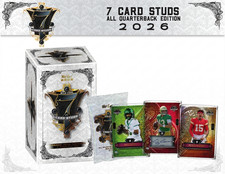 JUST ARRIVED 2026 Wild Card 7 Card Studs QB Edition Sealed Hobby Box 1/1 Auto picture