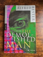 The Demolished Man - by Alfred Bester, Trade Paperback 1996 Vintage First Hugo picture