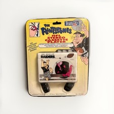 Vintage 1993 Flintstones Los Angeles Raiders NFL Football Stereo Cassette Player picture