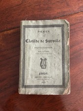 Collectible Antique Book 1825, Poésies de Clotilde de Surville picture