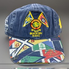Godspeed New York Yacht Club Embroidered Flag Cap - Navy Blue picture