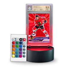 Sports Trading Card LED Color Changing Light Display Storage Stand Holder Remote picture