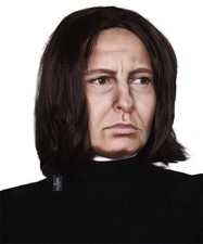 Compatible with Severus Snape Costume – Long Black Wig for Men – Dark Wizard,... picture