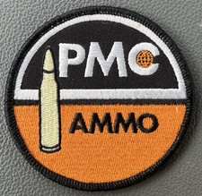 PMC Amo Firearms Vintage Style embroidered patch picture