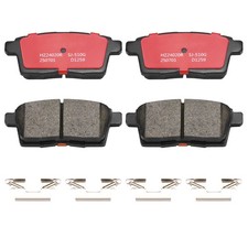Premium Ceramic Rear Brake Pad Set w/Hardware For 2007-2015 Mazda CX-7 CX-9 picture