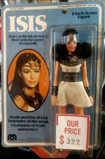 Vintage 1976 Mego ISIS Figure Re Sealed on Card RARE Straight Arm Variation picture