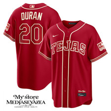 Texas Rangers #20 Ezequiel Duran 2026 City Connect Stadium Jersey Red - Men's* picture