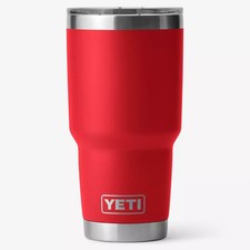 YETI Rambler With Magslider Lid 30 oz Tumbler Stainless Steel - Red picture