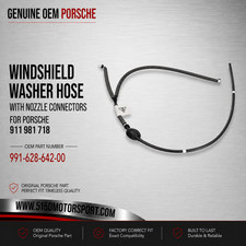 Porsche 911 981 718 Windshield Washer Hose with Nozzle Connectors GENUINE picture