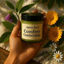 Ageless Aura® Comfrey Comfort Balm – 2oz (“Knitbone”) picture