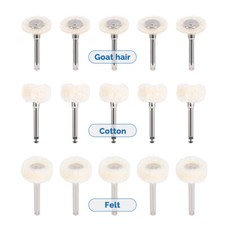 5pc/kit Dental Assorted Polishing Buffing Wheel Brush 2.35mm for Rotary Tool picture