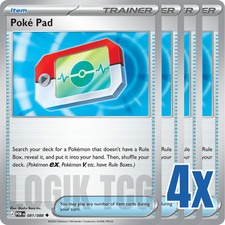 4x Poke Pad 081/088 x4 - Perfect Order - Pokemon TCG - Playset picture