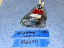 1968 1969 70-72 NOS Plymouth Dodge A-Body barracuda Duster Dart AC Blower Switch picture
