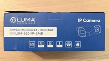 Luma Surveillance 820 Series Motorized Bullet Ip Camera LUM-820-IP-BMB - Black picture