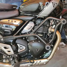 Leg Guard/Crash Guard Double Sliders for Triumph Speed 400 Engine Frame Protect picture